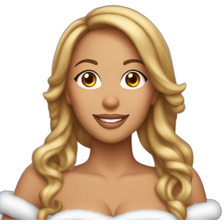 mariah carey santa emoji