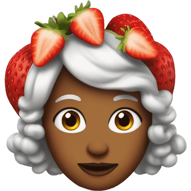 Auntie Strawberry  emoji