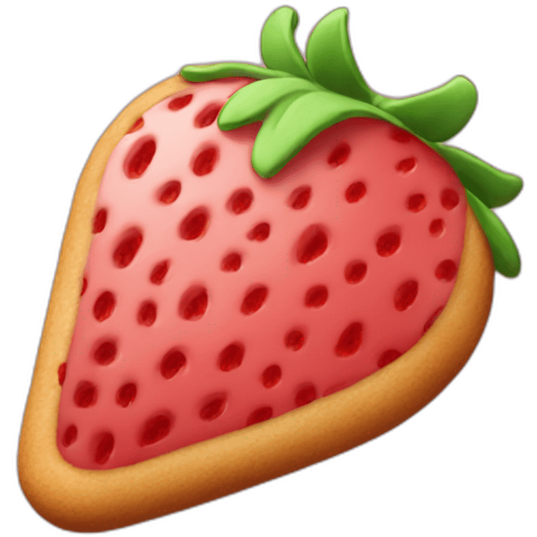 strawberry cookies emoji