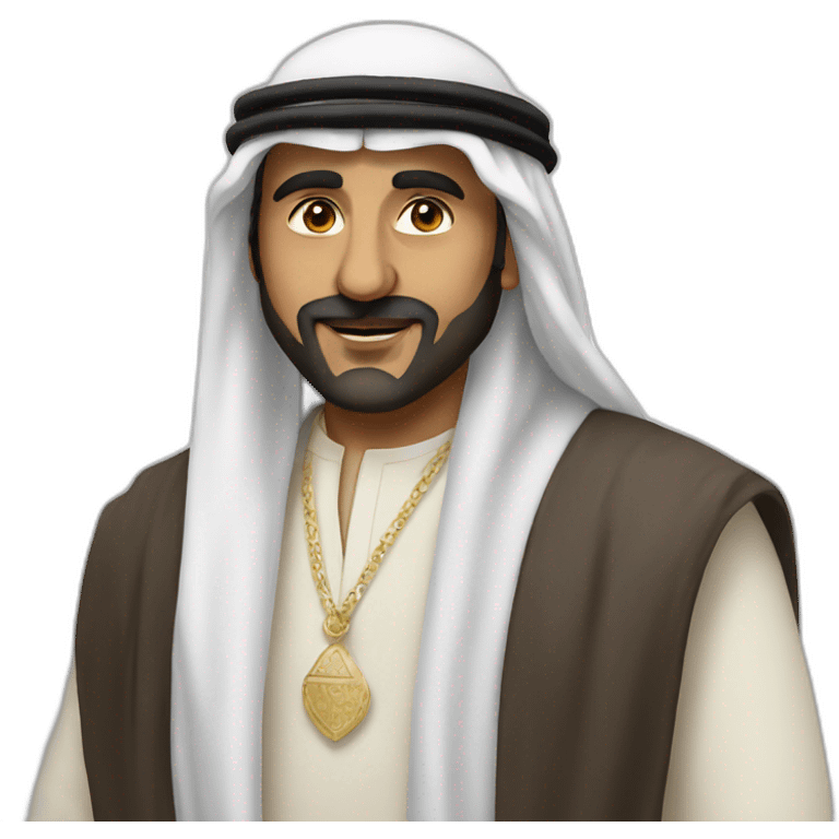 Rich sheikh emoji