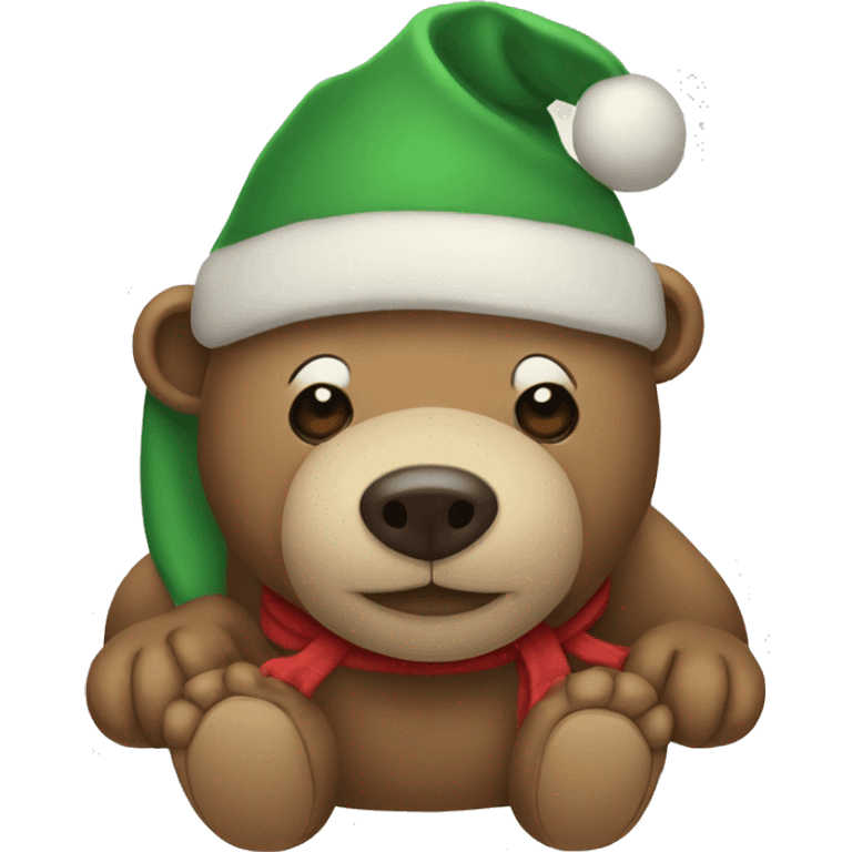 christmas bear  emoji