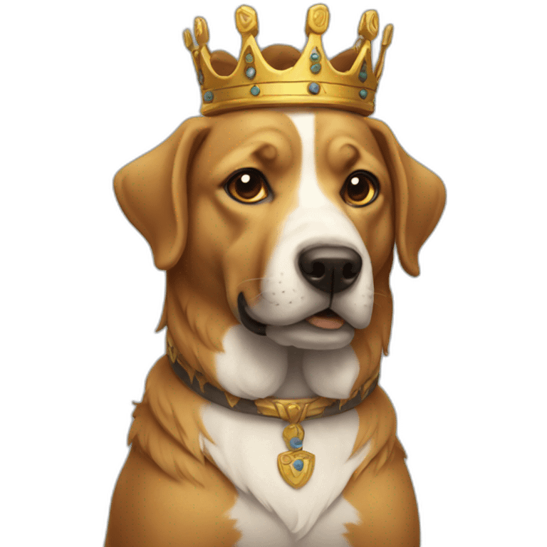 Dog King emoji