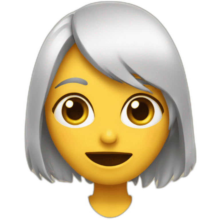 Chica con la lengua afuera y ojos mirando arriba emoji