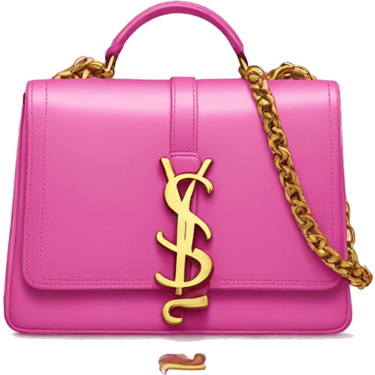 Pink YSL bag emoji