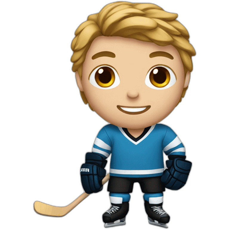 Hockey player emoji