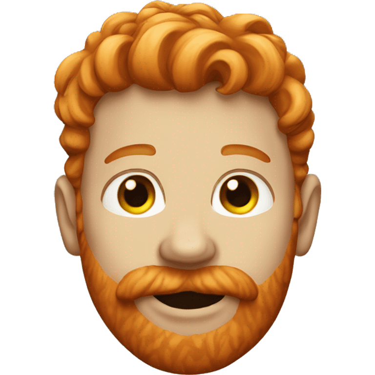 Ginger men with nose ring emoji