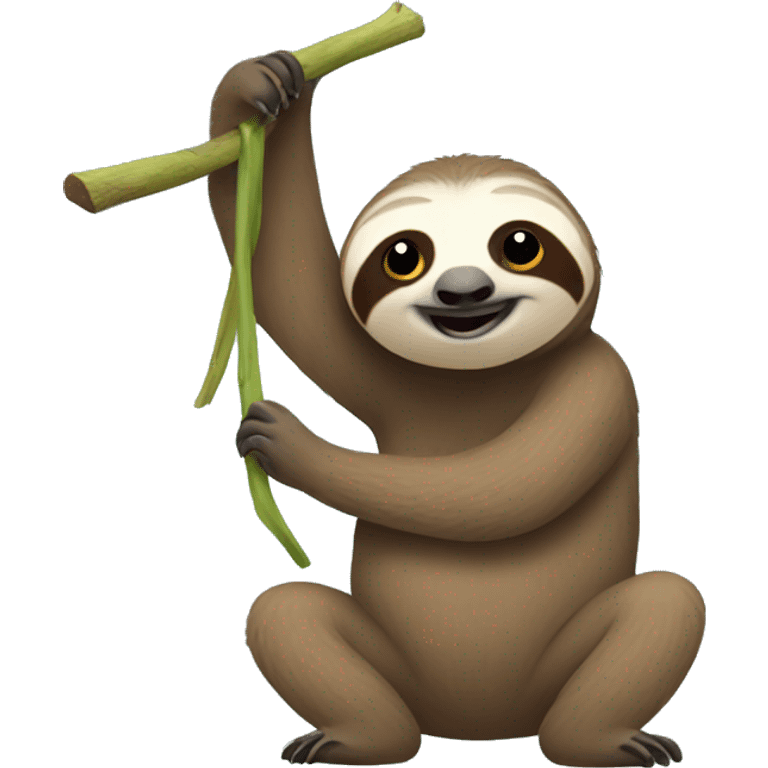 Sloth playin emoji