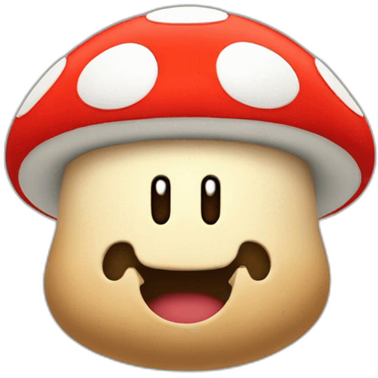 Mushroom Mario emoji