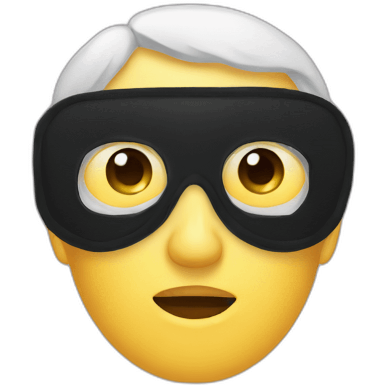 Eye mask emoji