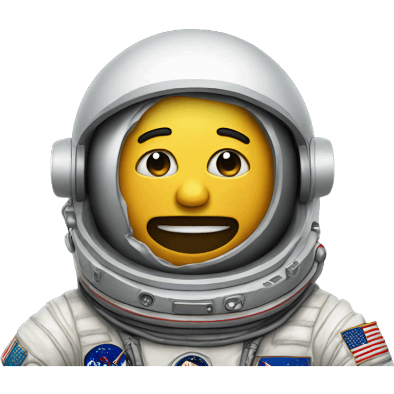 disgusting astronaut emoji