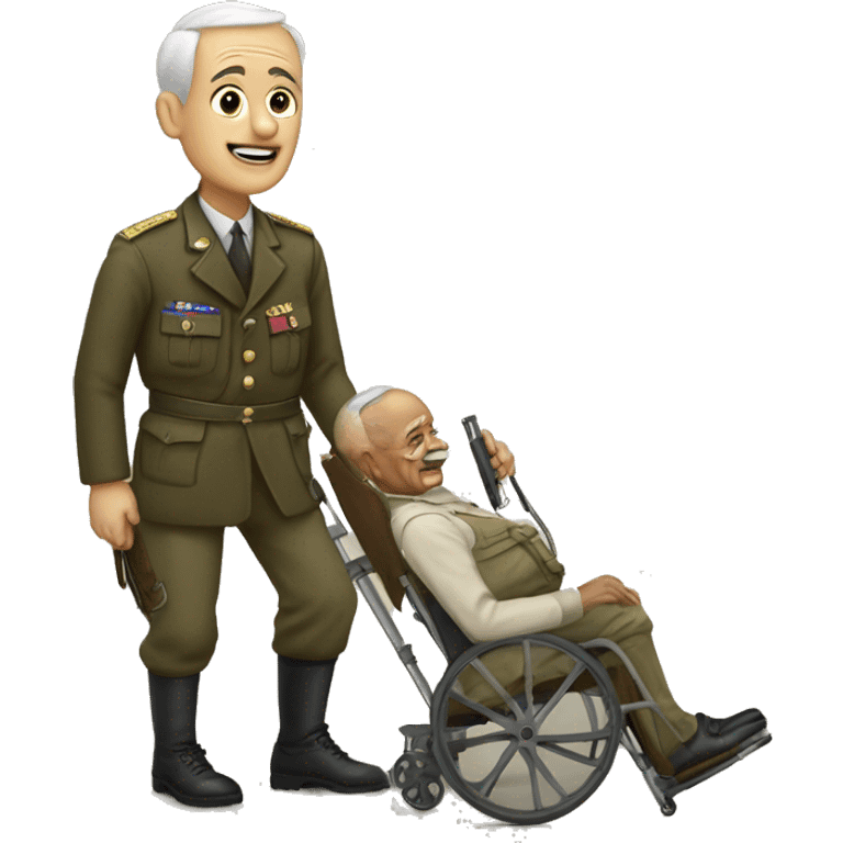 disabled ww1 veteran with amputation emoji