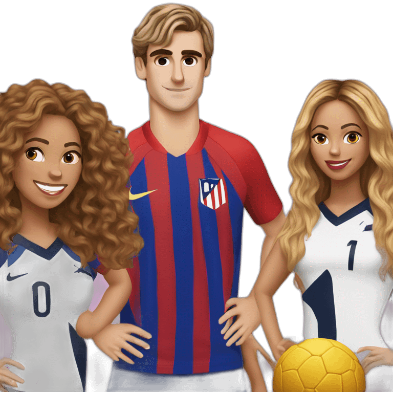 Griezmann with Beyoncé and a fox emoji