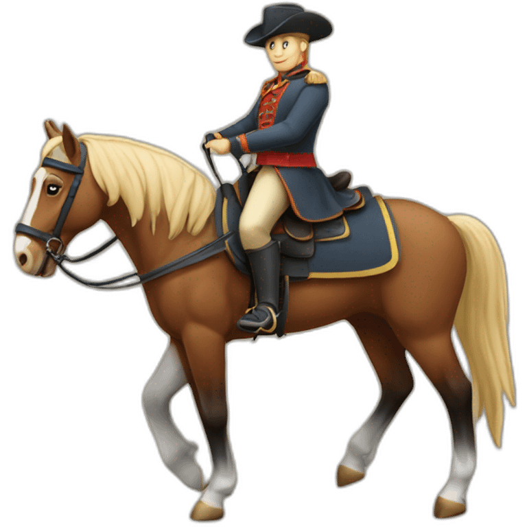 Paresseux sur cheval emoji