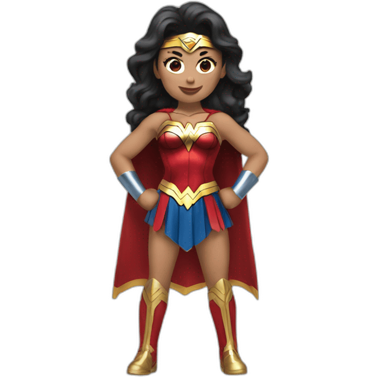 wonderwoman costume emoji