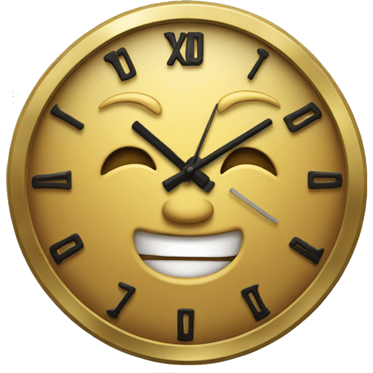 Coin clock emoji