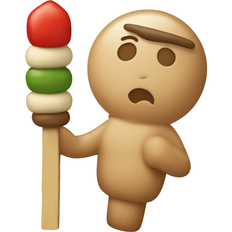 A kokorec skewer  emoji