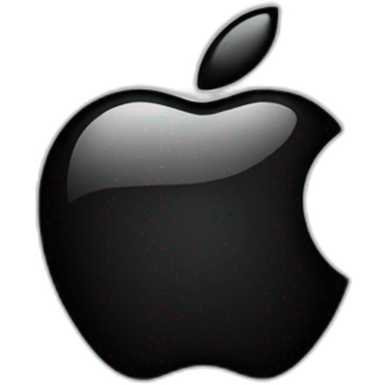 Apple logo black  emoji