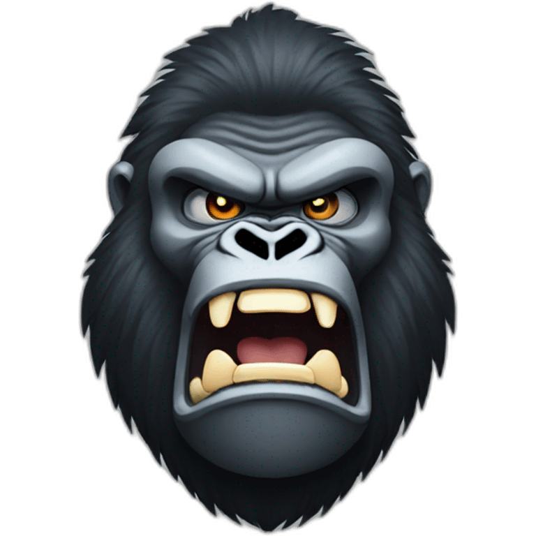 Angry gorilla emoji