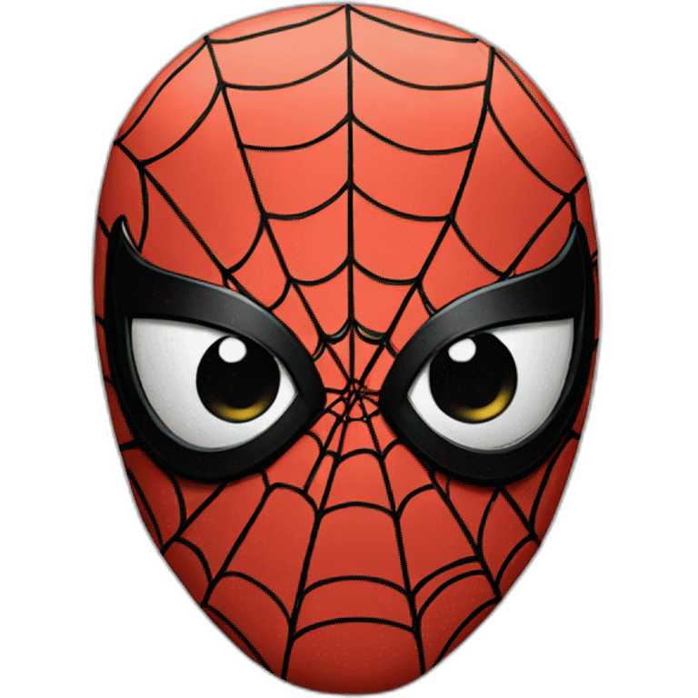 Spider man thinking  emoji