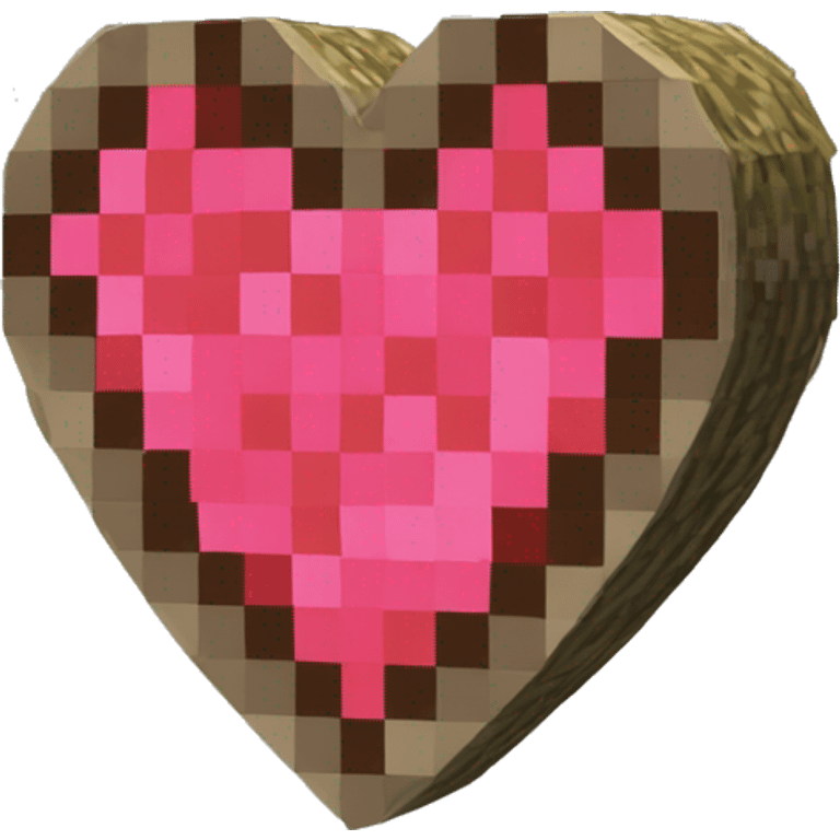 Minecraft hardcore heart 4k emoji