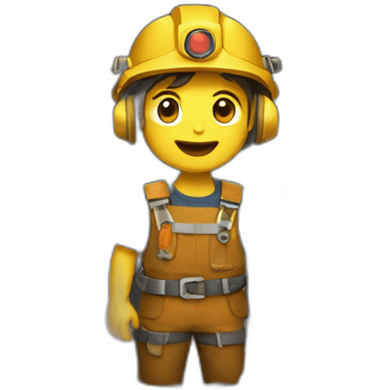 mountain mining gold shaft emoji