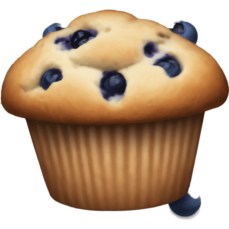 Blueberry muffin emoji