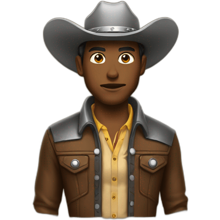 full Chromed skin cowboy emoji