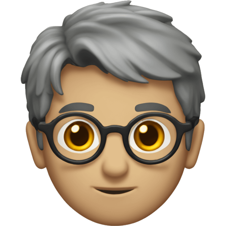 Varita de harry potter con un rayo emoji