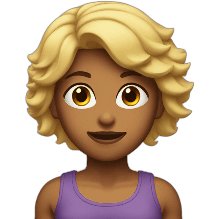 Muscular woman emoji