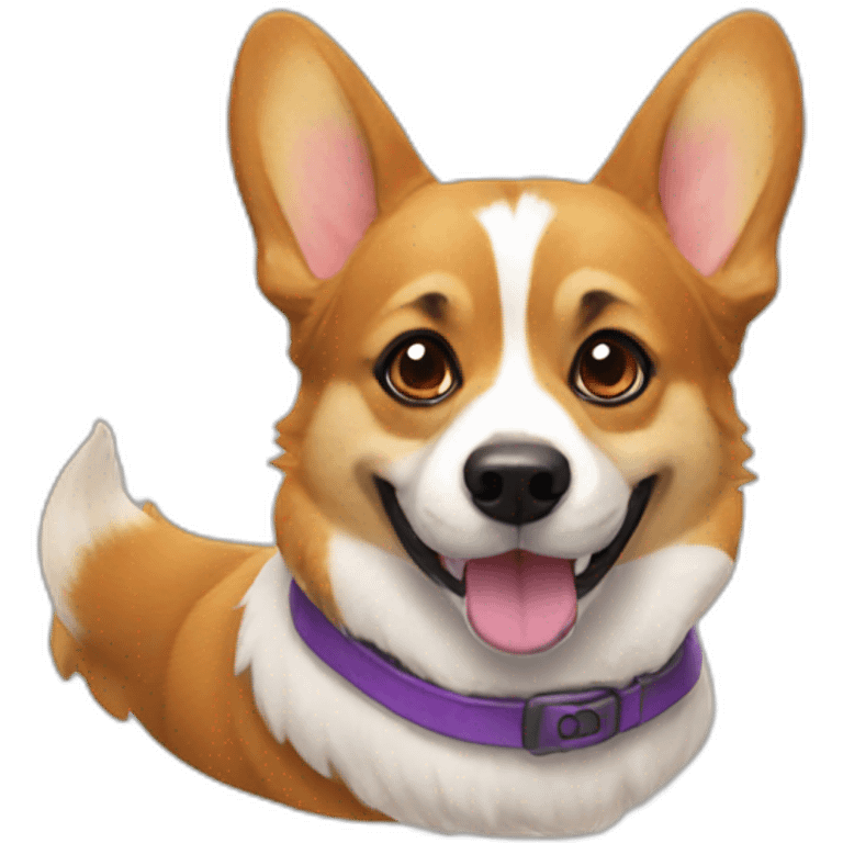 Corgi halloween emoji