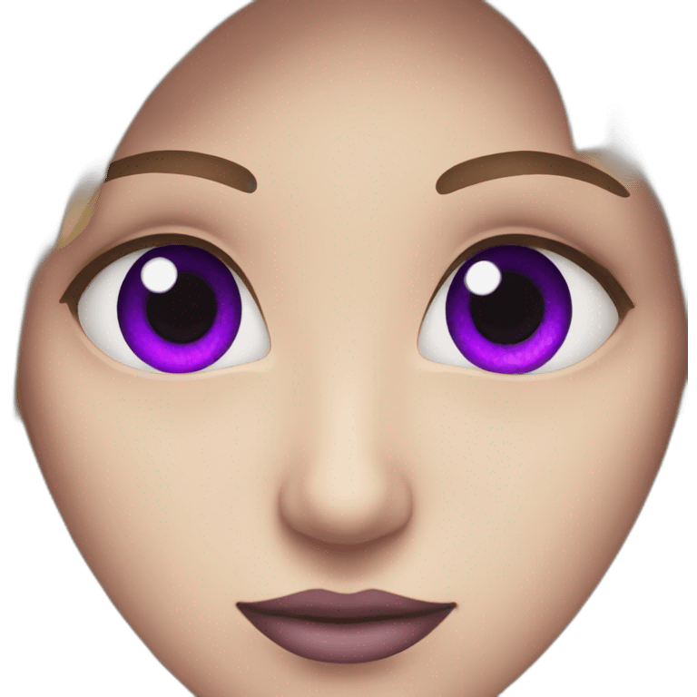 purple eyes emoji