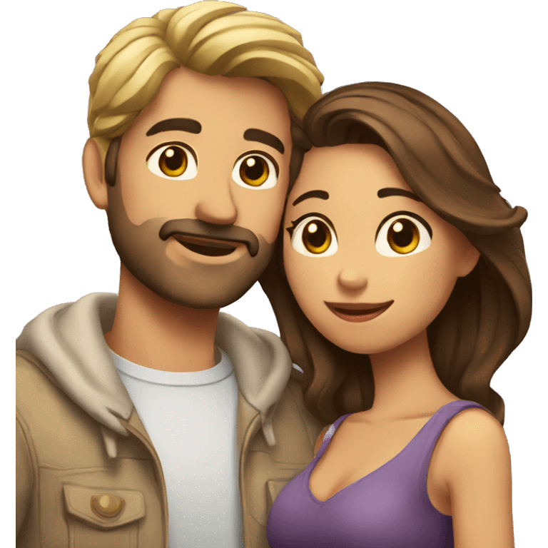 Pareja amor emoji