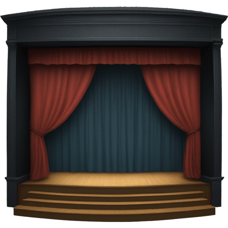 black box theatre stage emoji