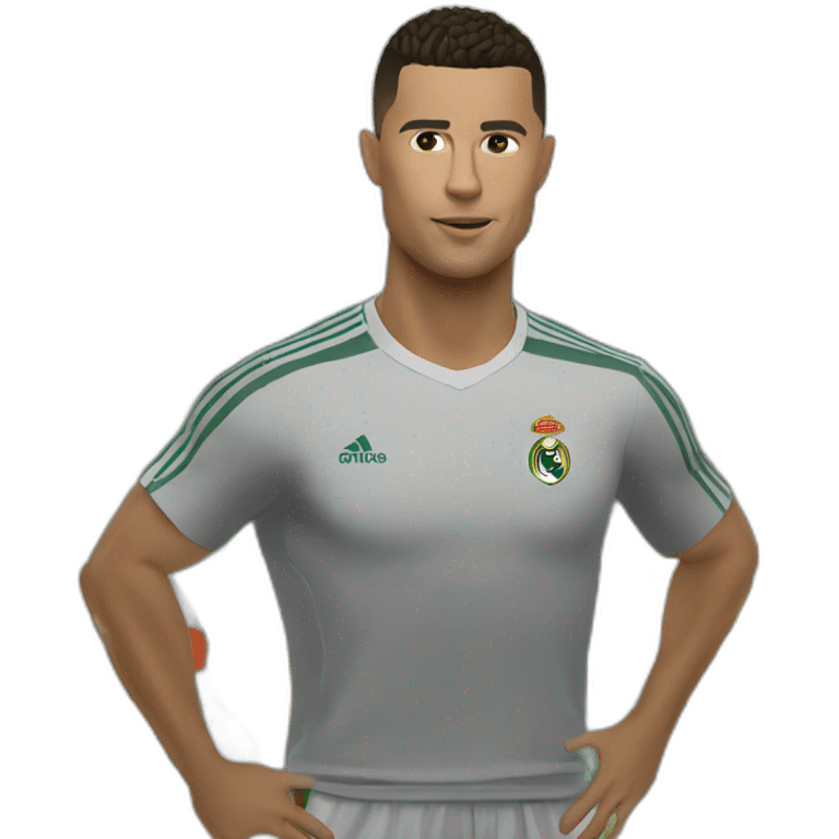 Ronaldo doing the siuuu  emoji