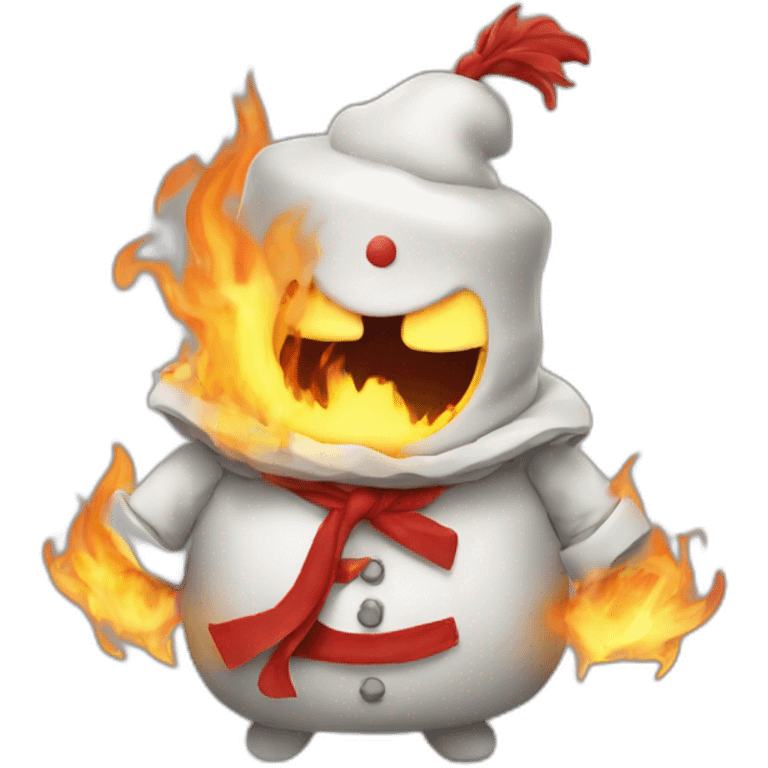 Bonhomme de feu emoji