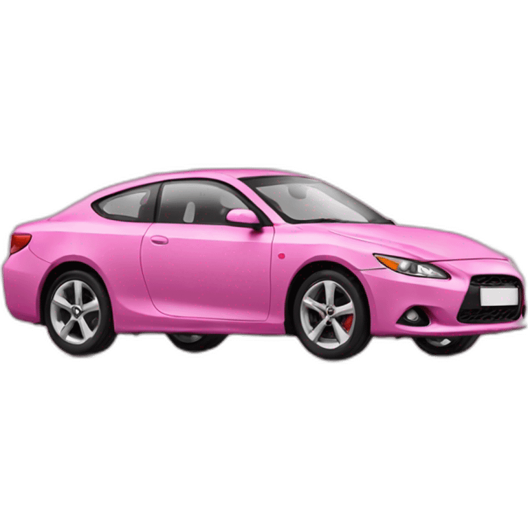 car pink emoji