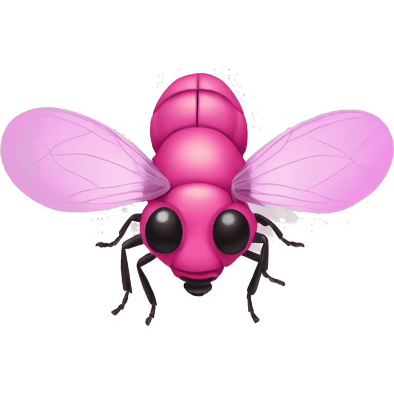 pink fly emoji