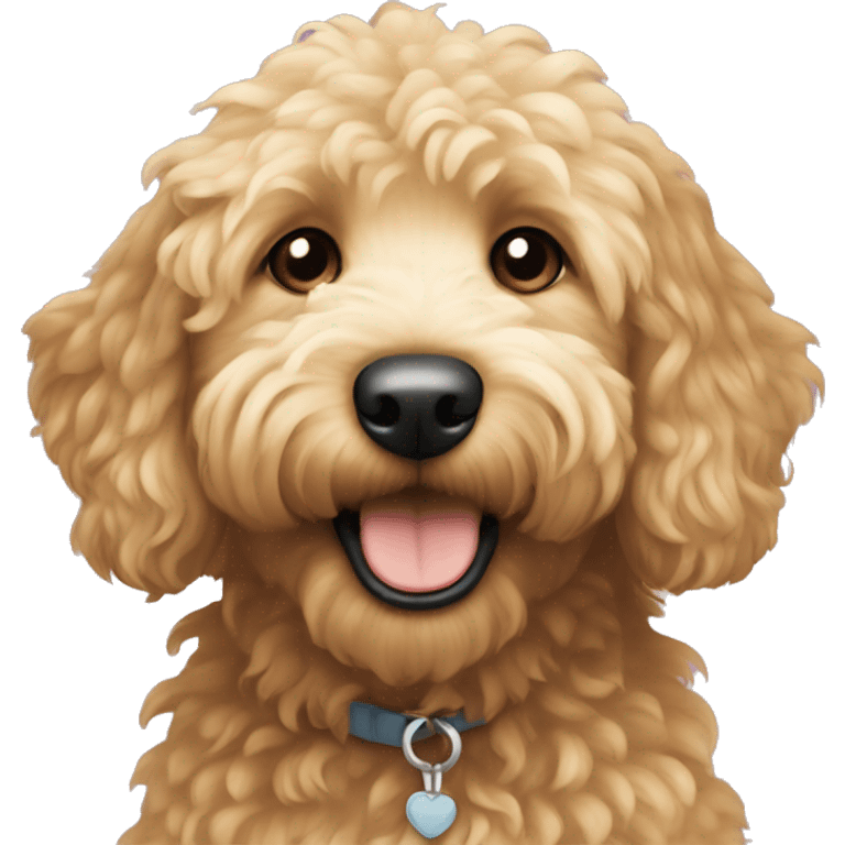 Mini golden doodle  emoji