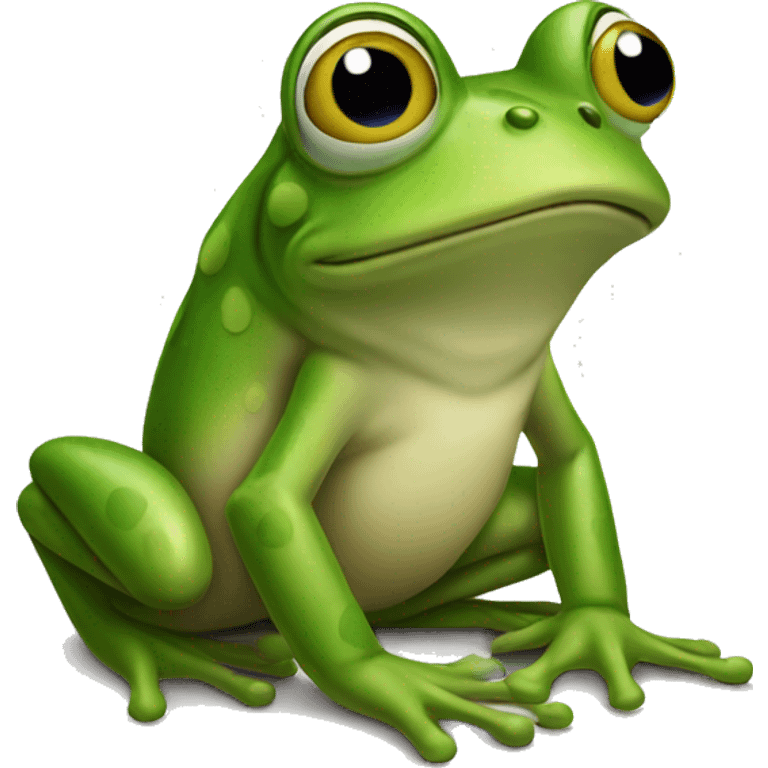 Peppe the frog emoji