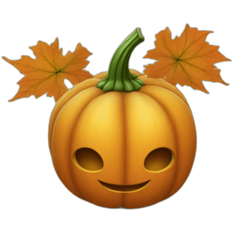 pumpkin vegetable emoji