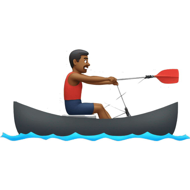 Guy Rowing Exercise emoji