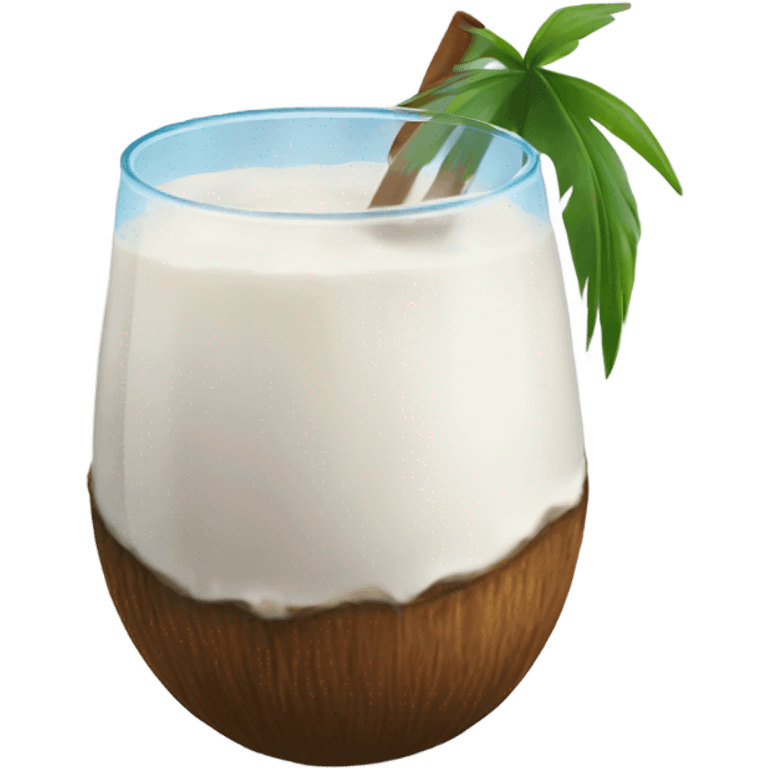 Coconut drink emoji