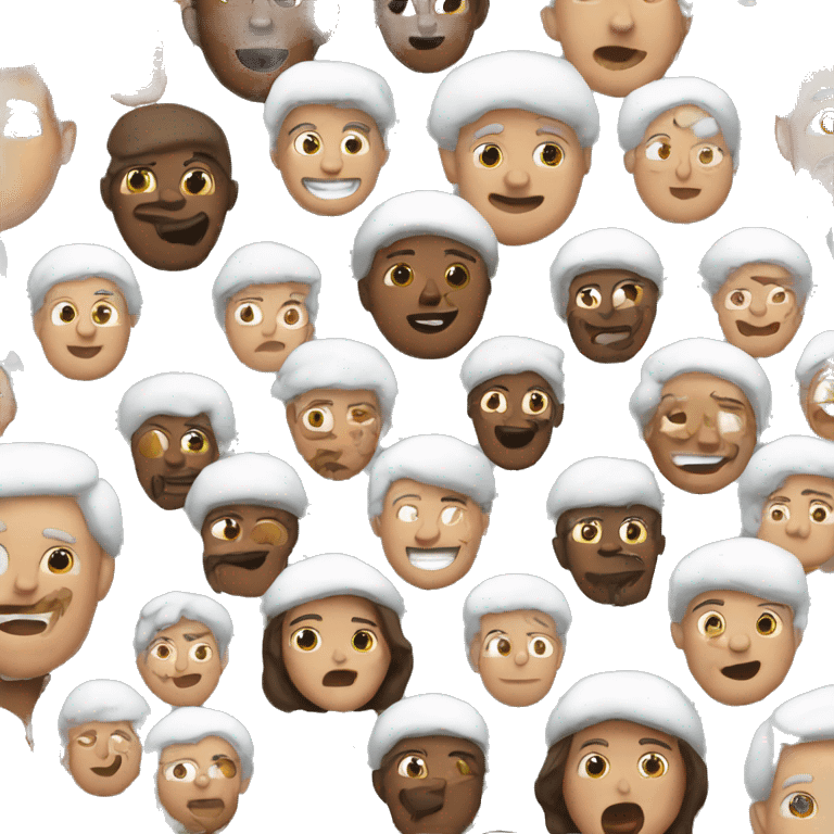 white Christmas  emoji