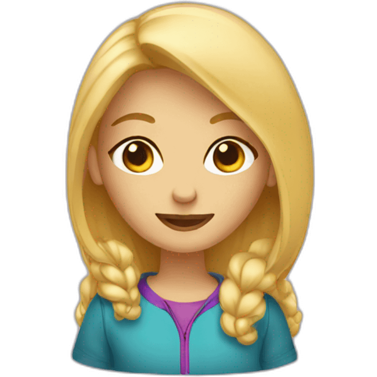 Blond girl Tent emoji