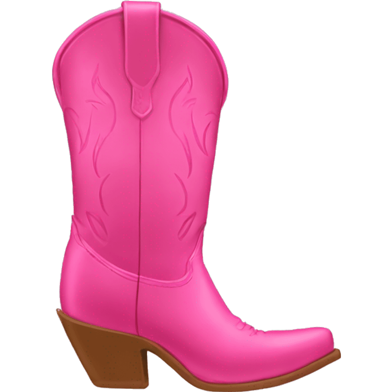  Pink Cowgirl boots emoji