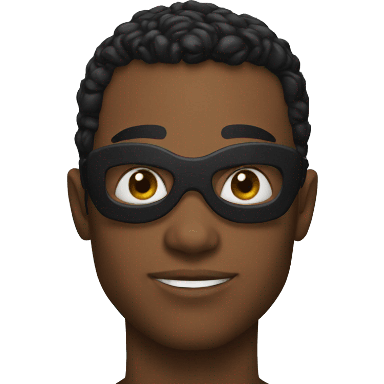 black spider-man emoji