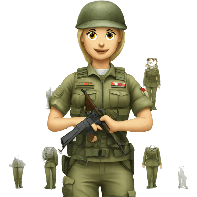 army woman swiss emoji