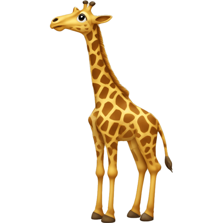 Girafe qui fait de la musique  emoji