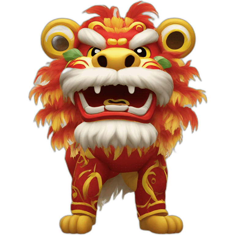 real lion dance emoji