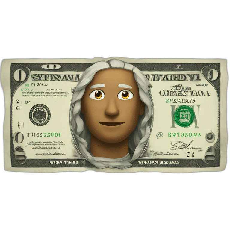  dollar thinks emoji